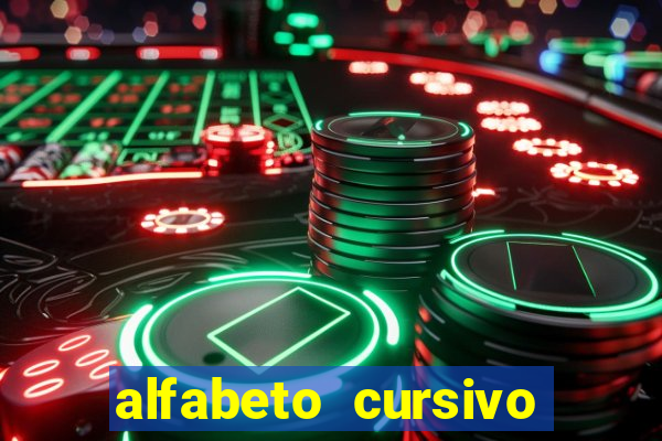 alfabeto cursivo pontilhado para imprimir pdf